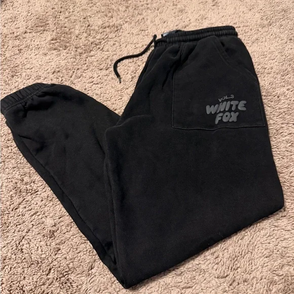 White Fox Offstage Sweatpants Onyx - Picture 3 of 3